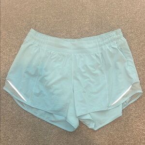 Women's Light Blue Athletic Shorts